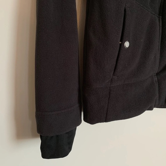 BLACK ADIDAS CLIMAWARM FLEECE JACKET - Picture 5 of 5